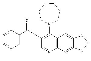 Image of [8-(azepan-1-yl)-[1,3]dioxolo[4,5-g]quinolin-7-yl]-phenyl-methanone