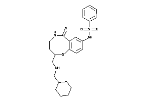 Image of N-[2-[(cyclohexylmethylamino)methyl]-6-keto-2,3,4,5-tetrahydro-1,5-benzoxazocin-8-yl]benzenesulfonamide