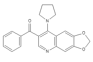 Image of Phenyl-(8-pyrrolidino-[1,3]dioxolo[4,5-g]quinolin-7-yl)methanone