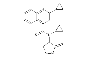 N,2-dicyclopropyl-N-(2-keto-1-pyrrolin-3-yl)cinchoninamide