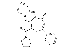 Image of 8-phenyl-10-(pyrrolidine-1-carbonyl)-9,10-dihydrocyclohepta[b]quinolin-6-one