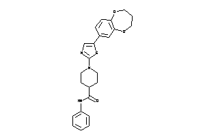 1-[5-(3,4-dihydro-2H-1,5-benzodioxepin-7-yl)thiazol-2-yl]-N-phenyl-isonipecotamide