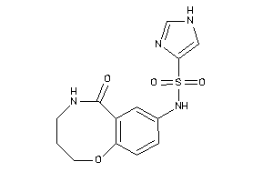N-(6-keto-2,3,4,5-tetrahydro-1,5-benzoxazocin-8-yl)-1H-imidazole-4-sulfonamide