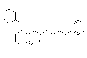2-(1-benzyl-3-keto-piperazin-2-yl)-N-(3-phenylpropyl)acetamide