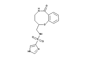 N-[(6-keto-2,3,4,5-tetrahydro-1,5-benzoxazocin-2-yl)methyl]-1H-imidazole-4-sulfonamide