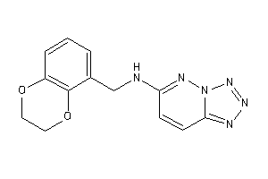 2,3-dihydro-1,4-benzodioxin-8-ylmethyl(tetrazolo[5,1-f]pyridazin-6-yl)amine