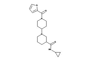N-cyclopropyl-1-[1-(2-thenoyl)-4-piperidyl]nipecotamide