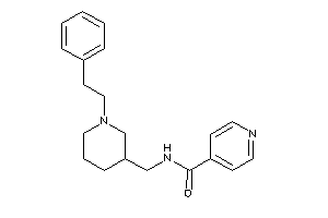 N-[(1-phenethyl-3-piperidyl)methyl]isonicotinamide