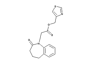 2-(2-keto-4,5-dihydro-3H-1-benzazepin-1-yl)acetic Acid Thiazol-4-ylmethyl Ester