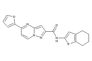 5-(2-furyl)-N-(4,5,6,7-tetrahydrobenzothiophen-2-yl)pyrazolo[1,5-a]pyrimidine-2-carboxamide
