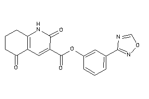 2,5-diketo-1,6,7,8-tetrahydroquinoline-3-carboxylic Acid [3-(1,2,4-oxadiazol-3-yl)phenyl] Ester
