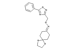 1,4-dioxaspiro[4.5]decan-8-ylidene-[(5-phenyl-1,2,4-oxadiazol-3-yl)methoxy]amine