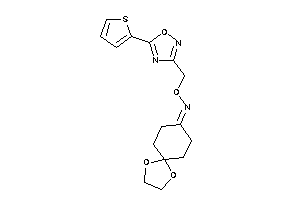 1,4-dioxaspiro[4.5]decan-8-ylidene-[[5-(2-thienyl)-1,2,4-oxadiazol-3-yl]methoxy]amine