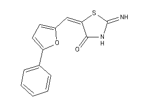 2-imino-5-[(5-phenyl-2-furyl)methylene]thiazolidin-4-one