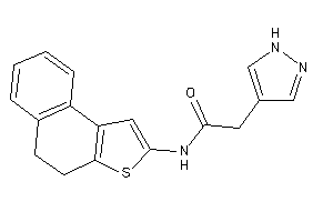 N-(4,5-dihydrobenzo[e]benzothiophen-2-yl)-2-(1H-pyrazol-4-yl)acetamide