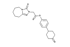 Image of 2-(3-keto-6,7,8,9-tetrahydro-5H-[1,2,4]triazolo[4,3-a]azepin-2-yl)acetic Acid [4-(4-ketocyclohexyl)phenyl] Ester