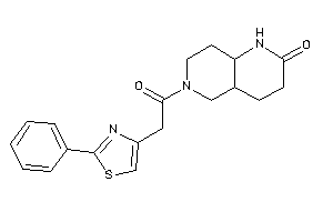 Image of 6-[2-(2-phenylthiazol-4-yl)acetyl]-1,3,4,4a,5,7,8,8a-octahydro-1,6-naphthyridin-2-one