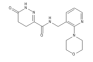 Image of 6-keto-N-[(2-morpholino-3-pyridyl)methyl]-4,5-dihydro-1H-pyridazine-3-carboxamide