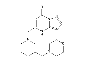 Image of 5-[[3-(morpholinomethyl)piperidino]methyl]-4H-pyrazolo[1,5-a]pyrimidin-7-one