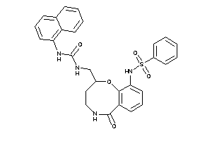 Image of 1-[[10-(benzenesulfonamido)-6-keto-2,3,4,5-tetrahydro-1,5-benzoxazocin-2-yl]methyl]-3-(1-naphthyl)urea
