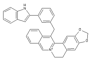 [3-(1H-indol-2-yl)benzyl]BLAH