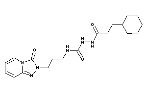 1-(3-cyclohexylpropanoylamino)-3-[3-(3-keto-[1,2,4]triazolo[4,3-a]pyridin-2-yl)propyl]urea
