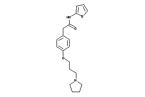 2-[4-(3-pyrrolidinopropoxy)phenyl]-N-(2-thienyl)acetamide