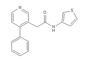 Image of 2-(4-phenyl-3-pyridyl)-N-(3-thienyl)acetamide