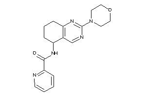 Image of N-(2-morpholino-5,6,7,8-tetrahydroquinazolin-5-yl)picolinamide