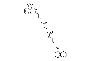 N,N'-bis[4-(8-quinolylamino)butyl]glutaramide