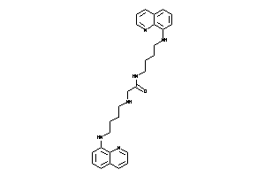Image of N-[4-(8-quinolylamino)butyl]-2-[4-(8-quinolylamino)butylamino]acetamide