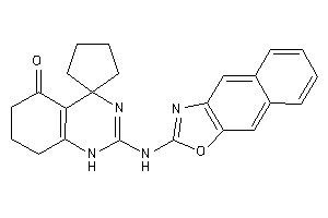 2-(benzo[f][1,3]benzoxazol-2-ylamino)spiro[1,6,7,8-tetrahydroquinazoline-4,1'-cyclopentane]-5-one