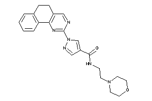 Image of 1-(5,6-dihydrobenzo[h]quinazolin-2-yl)-N-(2-morpholinoethyl)pyrazole-4-carboxamide