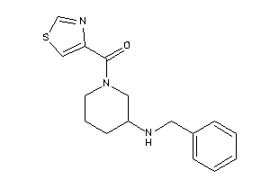 Image of [3-(benzylamino)piperidino]-thiazol-4-yl-methanone