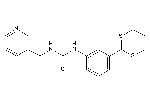 Image of 1-[3-(1,3-dithian-2-yl)phenyl]-3-(3-pyridylmethyl)urea