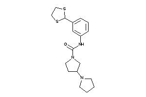 Image of N-[3-(1,3-dithiolan-2-yl)phenyl]-3-pyrrolidino-pyrrolidine-1-carboxamide