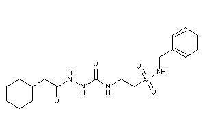 Image of 1-[2-(benzylsulfamoyl)ethyl]-3-[(2-cyclohexylacetyl)amino]urea