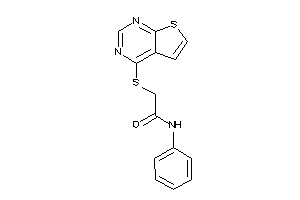 N-phenyl-2-(thieno[2,3-d]pyrimidin-4-ylthio)acetamide