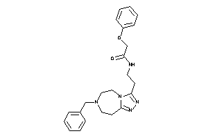 N-[2-(7-benzyl-5,6,8,9-tetrahydro-[1,2,4]triazolo[3,4-g][1,4]diazepin-3-yl)ethyl]-2-phenoxy-acetamide