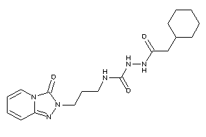 Image of 1-[(2-cyclohexylacetyl)amino]-3-[3-(3-keto-[1,2,4]triazolo[4,3-a]pyridin-2-yl)propyl]urea