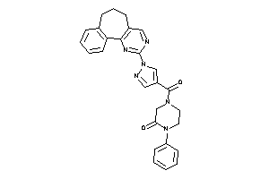 1-phenyl-4-(1-BLAHylpyrazole-4-carbonyl)piperazin-2-one
