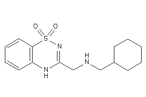 Image of Cyclohexylmethyl-[(1,1-diketo-4H-benzo[e][1,2,4]thiadiazin-3-yl)methyl]amine