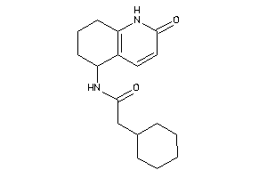 2-cyclohexyl-N-(2-keto-5,6,7,8-tetrahydro-1H-quinolin-5-yl)acetamide