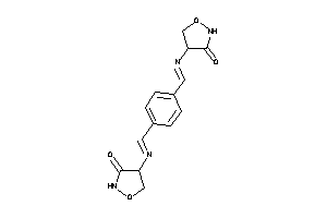 4-[[4-[(3-ketoisoxazolidin-4-yl)iminomethyl]benzylidene]amino]isoxazolidin-3-one