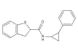 Image of N-(2-phenylcyclopropyl)-2,3-dihydrobenzothiophene-2-carboxamide