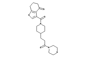 Image of 3-[4-(3-keto-3-morpholino-propyl)piperidine-1-carbonyl]-6,7-dihydro-5H-benzofuran-4-one