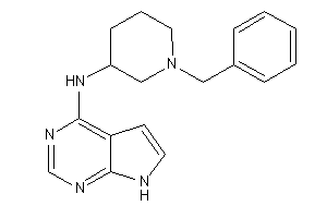 Image of (1-benzyl-3-piperidyl)-(7H-pyrrolo[2,3-d]pyrimidin-4-yl)amine