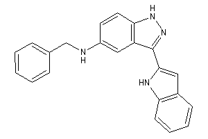 Benzyl-[3-(1H-indol-2-yl)-1H-indazol-5-yl]amine