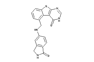 Image of 5-[[(1-ketoisoindolin-5-yl)amino]methyl]-3H-benzothiopheno[2,3-d]pyrimidin-4-one