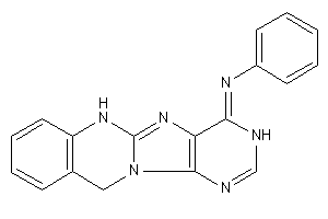6,11-dihydro-3H-purino[8,9-b]quinazolin-4-ylidene(phenyl)amine